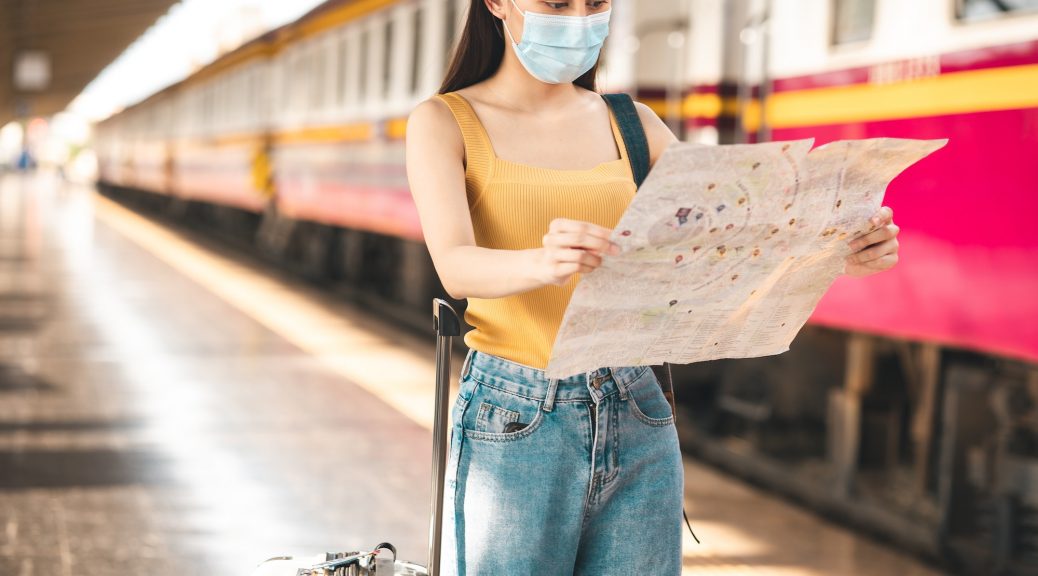 TRAVEL WOMAN TRAIN